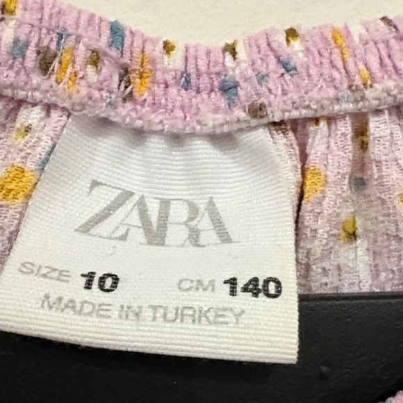 Zara Pink Floral Kids Dress - Picture 2 of 5